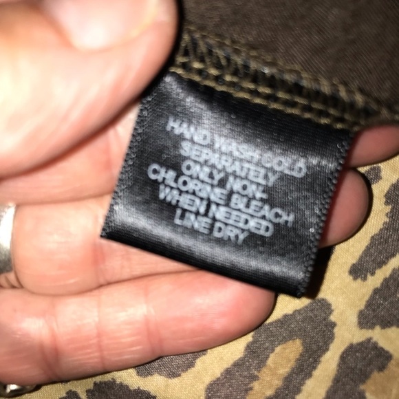 INC International Concepts size XL cocoa brown sleeveless V- neck with stretch - Picture 7 of 11